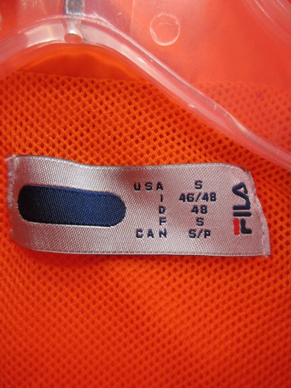 VINTAGE Fila Jacket Small Windbreaker Loose Colorblock Y2K Full Zip - Picture 11 of 14